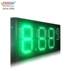 高质户内使用铝框10英寸+6英寸绿色LED数字油价牌8.88 9格式油价牌