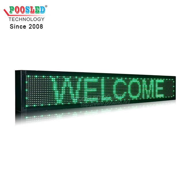 P10绿色LED模组LED文字图片滚动标志Wifi和USB控制