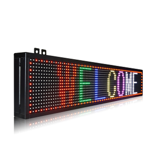 热销室内P10模组RGB(SMD)显示屏LED文字滚动条屏