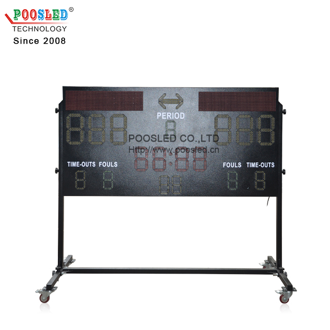 12年专业数字屏制造商直销可移动篮球LED计分板
