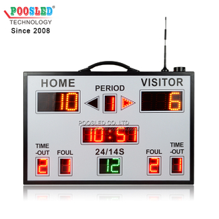 便携式PCB数字篮球比赛电子记分牌带24秒控制蜂鸣器