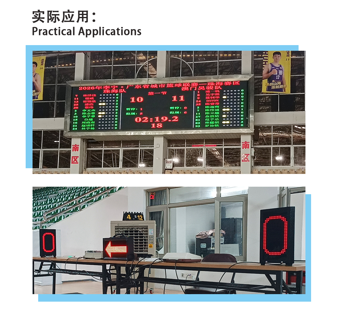 专业LED篮球计分系统