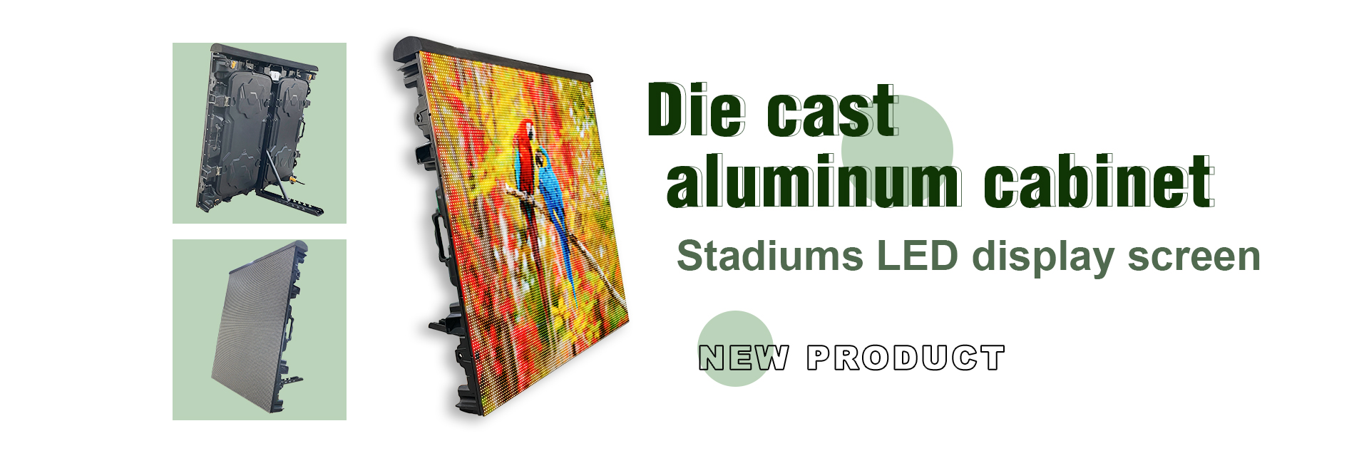 Die cast aluminum cabinet