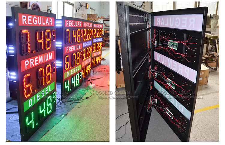 LED燃气价格标志