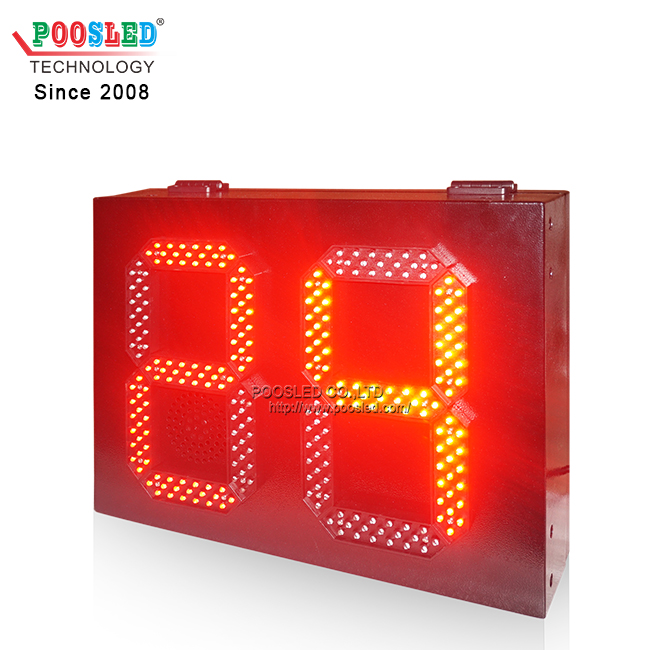 高亮度优质2位红色LED倒数计时器标志
